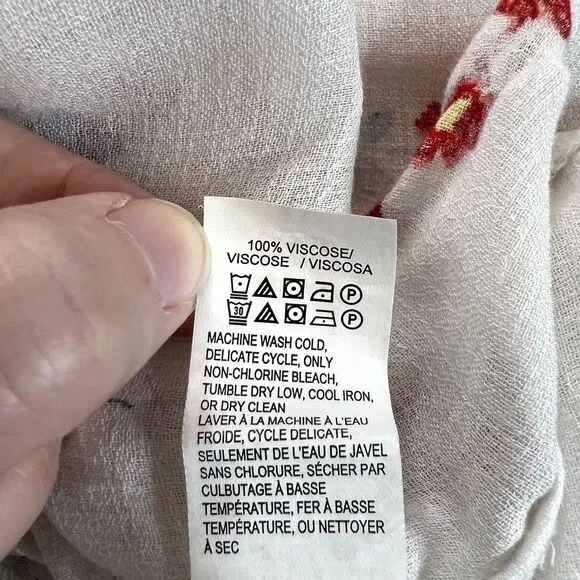 Lucky Brand Floral Peasant Blouse - Picture 10 of 11